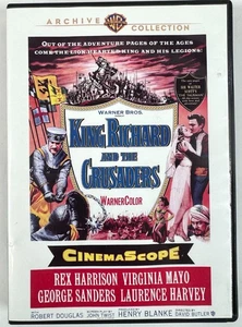 King Richard and the Crusaders DVD 1954 Rex Harrison Virginia Mayo Historic - Picture 1 of 3