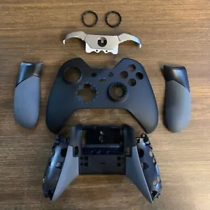 Xbox Elite Controller Series 1 Replacement Backplate Shell Faceplate Black - Picture 1 of 8