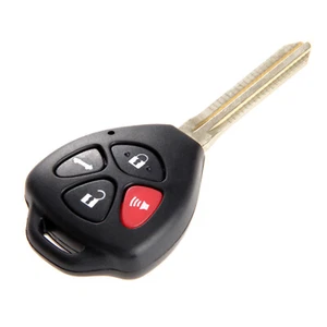 Uncut Blank Remote Keyless Entry Key Shell Case Fob For Toyota Camry Corolla - Picture 1 of 6