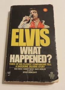 ELVIS What Happened? Vintage 1977 1st Edition Paperback Book Over 40 Years Old!! - Picture 1 of 8