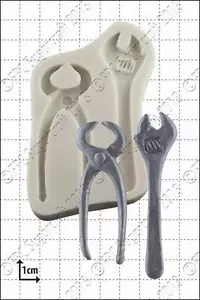 Llave y pinzas molde de silicona | Uso alimentario FPC Sugarcraft ¡Envío gratuito al Reino Unido! - Imagen 1 de 1