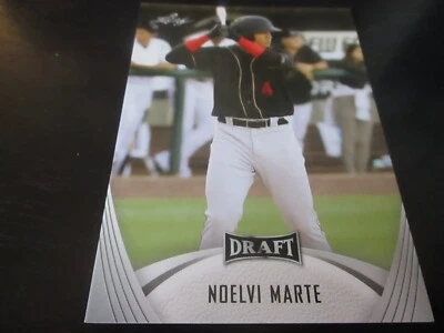 noelvi marte  (seattle mariners - ss) 2021 leaf ROOKIE CARD #12 mint - Image 1 of 2