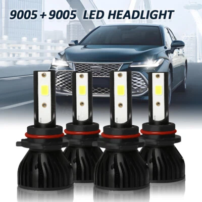 For Toyota Avalon 2016-2019 4Pcs 9005 LED Headlight High Low Beam Bulbs 6000K Foto 1 de 4
