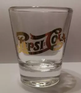 A Super Rare " 24K Gold " Pepsi Cola 1 1/2 oz. Shot Glass # 1 - Picture 1 of 1