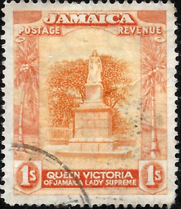 1921 Jamaica #96 /STATUE OF QUEEN VICTORIA/ USED VF