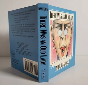 1990 1st HC, There was an Old Lady; Nick Bantock-A Pop-Up Rhyme Retold; Viking - Foto 1 di 9