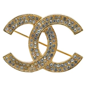 CHANEL COCO Mark Brooch Women 【Used】 - Picture 1 of 4