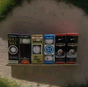 Ein Dutzend Vintage Golfbälle ~ (2) Dunlop ▪︎ (1) Spalding ▪︎ (1) Titleist ▪︎ NOS - Bild 1 von 12