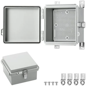 Waterproof Electrical Junction Box Hinged Cover IP67 Weatherproof ABS Plastic... - Picture 1 of 7