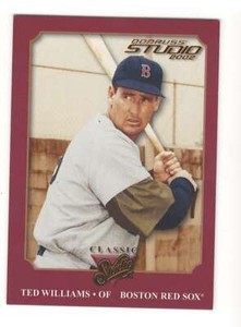 TED WILLIAMS 2002 Donruss Studio /1000 Classic #22 Red Sox  ID:4678