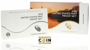2015 Clad Proof Set Box and COA No Coins Empty Original Packaging - Picture 1 of 2