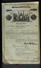 1932 Indianapolis Indiana Crown Hill Cemetery multi-signed document Oldfields---