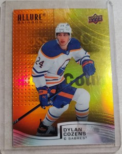 2021-2022 Upper Deck Allure Rainbow Orange/Yellow Dylan Cozens #R-76