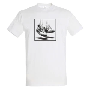 Gazelle Trainer Line Art T Shirt - Picture 1 of 3