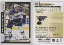 2017-18 Upper Deck O-Pee-Chee Update Black Rainbow Foil Tage Thompson Rookie RC