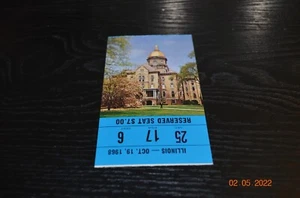 NOTRE DAME VS.ILLINOIS 1968 TICKET STUB - Picture 1 of 3