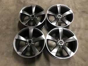 20" 4x TTRS DEEP CONCAVE Style Alloy Wheels - Satin Gun Metal - Audi A5 A7 S5 - Picture 1 of 11