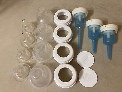 Lot Of Dr. Browns Baby Bottle Parts Wide Mouth Caps Nipples Rings 17 Pieces • 14.05€