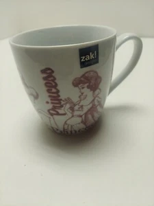 Zak Designs Disney Princess Cinderella Snow White 16 oz. Mug Cup Pink White - Picture 1 of 6