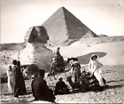 Egypte, pyramide de Khéops, voyage familial Vintage print,  Tirage argentique 