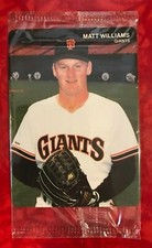 MATT WILLIAMS SAN FRANCISCO GIANTS 1990 MOTHER'S COOKIES BASEBALL CARD #3