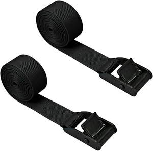 Premium Lashing Strap Short 1" x 6.5 ft, Cam Buckle Tie Down Straps Heavy Duty S - Picture 1 of 12