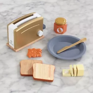 Kidkraft Modernes Holzspiel Toaster Set | Holzspielzeug Küche Zubehör Set - Bild 1 von 1