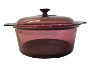 Visions Corning Ware Amethyst 5L Dutch Oven Stock Pot w/ Lid Non-Stick 3353 - Picture 1 of 8