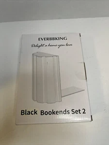 Everbbking Buchstützen weiß Holz 2er Set neu in ungeöffneter Verpackung - Bild 1 von 3