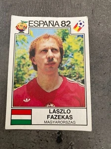 Sticker vignette PANINI WORLD CUP ESPANA 82 N°195 LASZLO FAZEKAS I15 - Picture 1 of 2