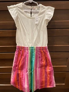 Crewcuts girls rainbow metallic dress 10 NWT - Picture 1 of 6