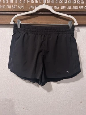 Pantalones cortos deportivos Joy Lab para mujer para correr entrenamiento negros medianos (1226) Foto 1 de 4