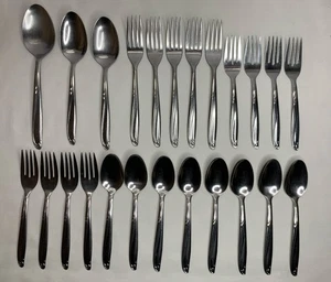Vintage Oneida PARAMOUNT Flatware Set Of 24 Stainless SL & GH Rogers - Picture 1 of 16