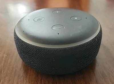 Genuine Amazon Echo Dot Gen 3 Smart Speaker Black C78MP8. Plug Not Included - Image 1 of 4