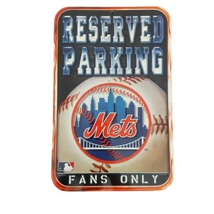 New York Mets Fans Only Reserved Parking Sign MLB - Picture 1 of 1