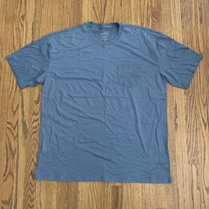 True Classic Premium Crew Neck POCKET Tee T Shirt Mens BLUESTONE BLUE XXL 2XL - Foto 1 di 3