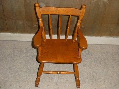 ANTIGUA MECEDORA VINTAGE RARA TIGRE ARCE NIÑOS PEQUEÑOS / PARA OSO DE PELUCHE Foto 1 de 4