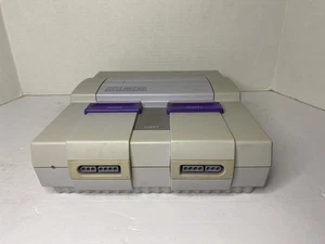 SNES nur Konsole SNS-001 - grau - getestet/funktioniert - Bild 1 von 7