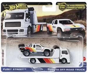 Toyota Off-Road Truck & Fleet Street * 2024 Hot Wheels Team Transport Case D ! - Picture 1 of 1