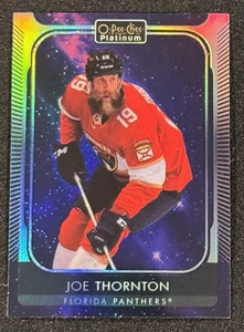 2021-22 O-Pee-Chee Platinum Joe Thornton #176 Cosmic 65/65 - Picture 1 of 2