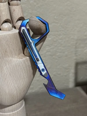 Barra de palanca anodizada de titanio multicolor Vice Hardware M1 - rara EDC Foto 1 de 4