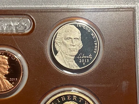 2013-S Jefferson Nickel PROOF - DIRECTLY FROM PROOF SET - FREE SHIPPING Cover