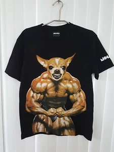 FEDEZ SISLEY NOGOD Mens Short Sleeve T-Shirt Shirt Chihuahua Body builder Dog - Picture 1 of 12