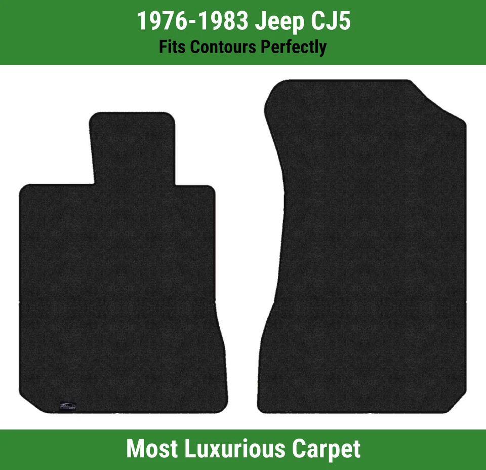 Alfombrillas de primera fila Lloyd Luxe para Jeep CJ5 1976-1983  Foto 1 de 4