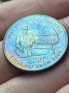 2009 P District of Columbia Territory Quarter Actual Coin Beautiful Tone! TK5130 - Picture 1 of 6
