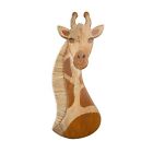 Grue bébé décoration murale en bois artisanale - girafe Kendi