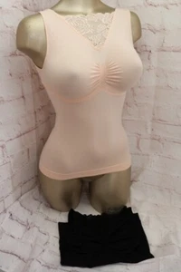 Schlankstütz 2er Set Leichttop Gr M 38/40 * SPITZE * ZARTAPRICOT & SCHWARZ *SK 1 - Bild 1 von 7