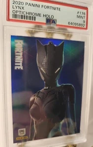 2020 Panini Fortnite Series 2 LYNX Optichrome Holo #176 USA PSA 9 MINT ๐บ๐ฒ - Picture 1 of 2