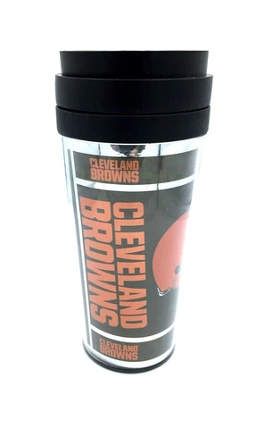 CLEVELAND BROWNS 14oz ACRYLIC TRAVEL TUMBLER Cover