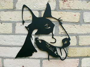 Cabeza Bull Terrier Acero - Piezas de amante de la manufactura de metal Bully Zuch - Imagen 1 de 5
